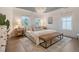 Calming bedroom with natural light, chandelier, and a neutral color palette at 303 S Ladd Ct, Charleston, SC 29492