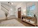 Bright foyer featuring hardwood floors, a wooden door, natural light and modern décor at 303 S Ladd Ct, Charleston, SC 29492