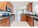 Kitchen with stainless steel appliances and plenty of counter space at 309 Peters Creek Dr, Summerville, SC 29486