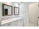 Bathroom with marble countertops, tile backsplash, and double sinks at 328 Fern House Walk, Mount Pleasant, SC 29464