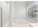 Bathroom featuring tub, shower, and window with natural light at 328 Fern House Walk, Mount Pleasant, SC 29464