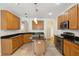 Bright kitchen boasts stainless steel appliances, central island, and granite countertops at 328 Fern House Walk, Mount Pleasant, SC 29464