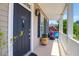 Cozy front porch with a bench, plants, and a view of the neighborhood at 352 Clayton Dr, Charleston, SC 29414