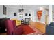 Cozy living room with decorative chairs, hardwood flooring and bright windows at 352 Clayton Dr, Charleston, SC 29414