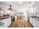 Spacious kitchen featuring granite countertops, stainless steel appliances, and sleek cabinetry at 402 Woodward Blvd, Summerville, SC 29483