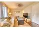 Inviting living room with hardwood floors, a ceiling fan, and stylish decor at 406 Annette Dr, Goose Creek, SC 29445