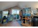 Spacious artist studio with multiple easels, large windows, and natural light overlooking the water at 4940 Lambs Road Rd, North Charleston, SC 29418
