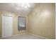 Bright bedroom featuring neutral carpet, light-colored walls and ceiling fan with vaulted ceiling at 5505 Indigo Makers Trce, Charleston, SC 29418