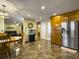 Spacious kitchen with stainless steel appliances, ample cabinet space, open to the living area at 5505 Indigo Makers Trce, Charleston, SC 29418