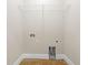 Utility room equipped with washer/dryer hookups and a shelf at 656 Coleman Blvd # 405, Mount Pleasant, SC 29464