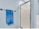 Bathroom features a towel rack and a shower with glass doors at 7 Sconesill Ln, Charleston, SC 29414
