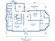 Detailed first floor plan of the home showcasing the layout of rooms and dimensions at 707 Royall Ave, Mount Pleasant, SC 29464