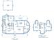 Combined floor plans showcasing the layout of the home's first and second floor, plus garage dimensions at 707 Royall Ave, Mount Pleasant, SC 29464