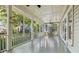 Large porch with a ceiling fan and outdoor seating provides a relaxing space at 707 Royall Ave, Mount Pleasant, SC 29464