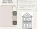 Exterior paint colors and materials selected for the home's siding, trim, and roof at 708 Rumbling Leaf Ln, Summerville, SC 29486