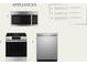 Stainless steel appliances: microwave, gas range, and dishwasher for a modern kitchen at 712 Rumbling Leaf Ln, Summerville, SC 29486