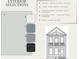 Exterior selections featuring siding, trim, doors, foundation, and roofing options with color codes for customization at 712 Rumbling Leaf Ln, Summerville, SC 29486