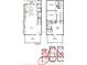 Detailed floor plan showcasing the layout of the home's first and second floors with dimensions for each room at 712 Rumbling Leaf Ln, Summerville, SC 29486