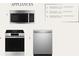 A selection of stainless steel kitchen appliances at 814 Gentle Breeze Dr, Summerville, SC 29486
