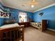 Bright bedroom with vibrant colors and twin beds at 922 Dill Ave, Charleston, SC 29412