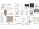Selection sheet displays interior design selections for kitchens and bathrooms for a Haddrell home at 1159 Reserve Ln, Awendaw, SC 29429