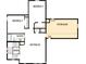 Second floor layout with bedrooms, a bathroom, retreat, and a generously sized storage area at 1159 Reserve Ln, Awendaw, SC 29429