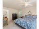 Bedroom with a ceiling fan, carpeted floor, furniture, and decor at 1216 Wild Goose Trl, Summerville, SC 29483