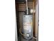Image shows a new AO Smith water heater inside a utility closet with plumbing and power at 1232 Hawthorne Cir, Hanahan, SC 29410