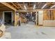 Garage featuring an open layout with tool bench, storage cabinet, and lighting at 1260 Old Whitesville Rd, Moncks Corner, SC 29461