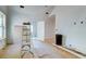 Unfinished living room shows the potential for design with abundant natural light and an open concept at 1430 Hindman Ave, Mount Pleasant, SC 29464