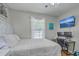 Bedroom featuring a bed, desk area with dual monitors, and a television at 1507 Blaze Ln, Charleston, SC 29412