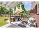 Backyard patio featuring a hot tub, shade sails, and a fenced-in yard at 1821 Wasp St, North Charleston, SC 29405
