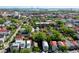 Aerial view of a residential neighborhood with Charleston bridge visible in the horizon at 20 Felix St, Charleston, SC 29403