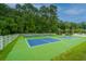 Enjoy the community pickleball courts with fences, trees, and benches for leisure and competitive play at 2009 E Patterson Pt, Hanahan, SC 29410