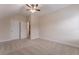 Bedroom with carpet, ceiling fan, and neutral walls provides a cozy and versatile space at 208 Molasses Mill Ct, Summerville, SC 29485