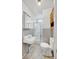 Bathroom with a stand alone sink, glass shower, tile flooring and neutral colored walls at 210 Padgett Loop, Walterboro, SC 29488