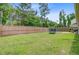 A large, fenced backyard with plenty of green space, suitable for recreation and outdoor living at 219 Whirlaway Dr, Moncks Corner, SC 29461