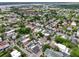 Breathtaking aerial perspective of a lively community, featuring diverse architecture, tree-lined streets, and city views at 221 Ashley Ave # Abc, Charleston, SC 29403