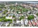 Expansive aerial view of a city showcasing its diverse buildings, green spaces, and waterfront at 221 Ashley Ave # Abc, Charleston, SC 29403
