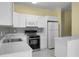 Modern kitchen featuring white cabinets, stainless steel oven, sleek countertops, and tile backsplash at 250 Grand Oaks Dr, Ladson, SC 29456