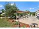 Backyard featuring a in-ground pool with a pergola and dining area, and lush landscaping at 2636 Anchor Watch Dr, Wadmalaw Island, SC 29487