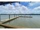 Private dock with beautiful lake views, perfect for fishing and relaxing by the water at 2636 Anchor Watch Dr, Wadmalaw Island, SC 29487