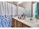 Bathroom with a shower, vanity, and lots of counter space at 281 Jackson St, Goose Creek, SC 29445