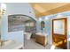 Bright bathroom with a double vanity, soaking tub, and a walk-in shower at 3104 Upda Creek, Seabrook Island, SC 29455