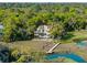 Beautiful waterfront home nestled among lush trees with private dock and expansive views at 3104 Upda Creek, Seabrook Island, SC 29455