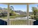 Beautiful marsh views from the home's screened-in porch at 3104 Upda Creek, Seabrook Island, SC 29455