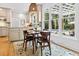 Cozy breakfast nook with a view of the outdoor pool area at 312 E Shepard Ln, Summerville, SC 29483