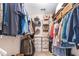 Walk-in closet featuring custom shelving, drawers, and ample storage space for clothes and accessories at 312 E Shepard Ln, Summerville, SC 29483