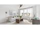 Bright living room featuring contemporary furniture, decorative pillows, and ample natural light at 314 Archar St, Summerville, SC 29486