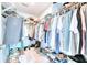 Walk-in closet features plenty of space for shoes, folded clothing and hanging garments at 3208 Pecan Orchard Way, Charleston, SC 29414